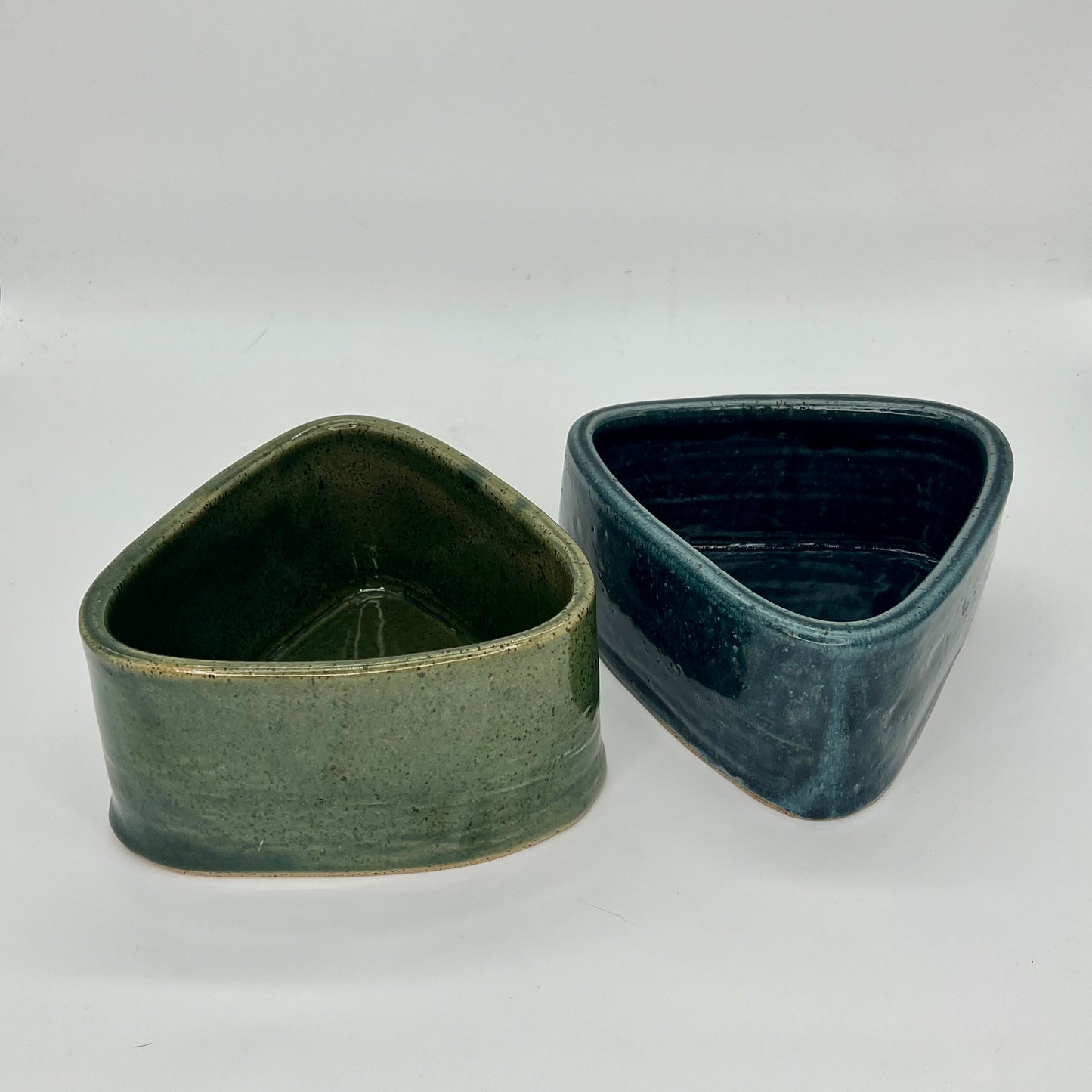Green Triangular Planter