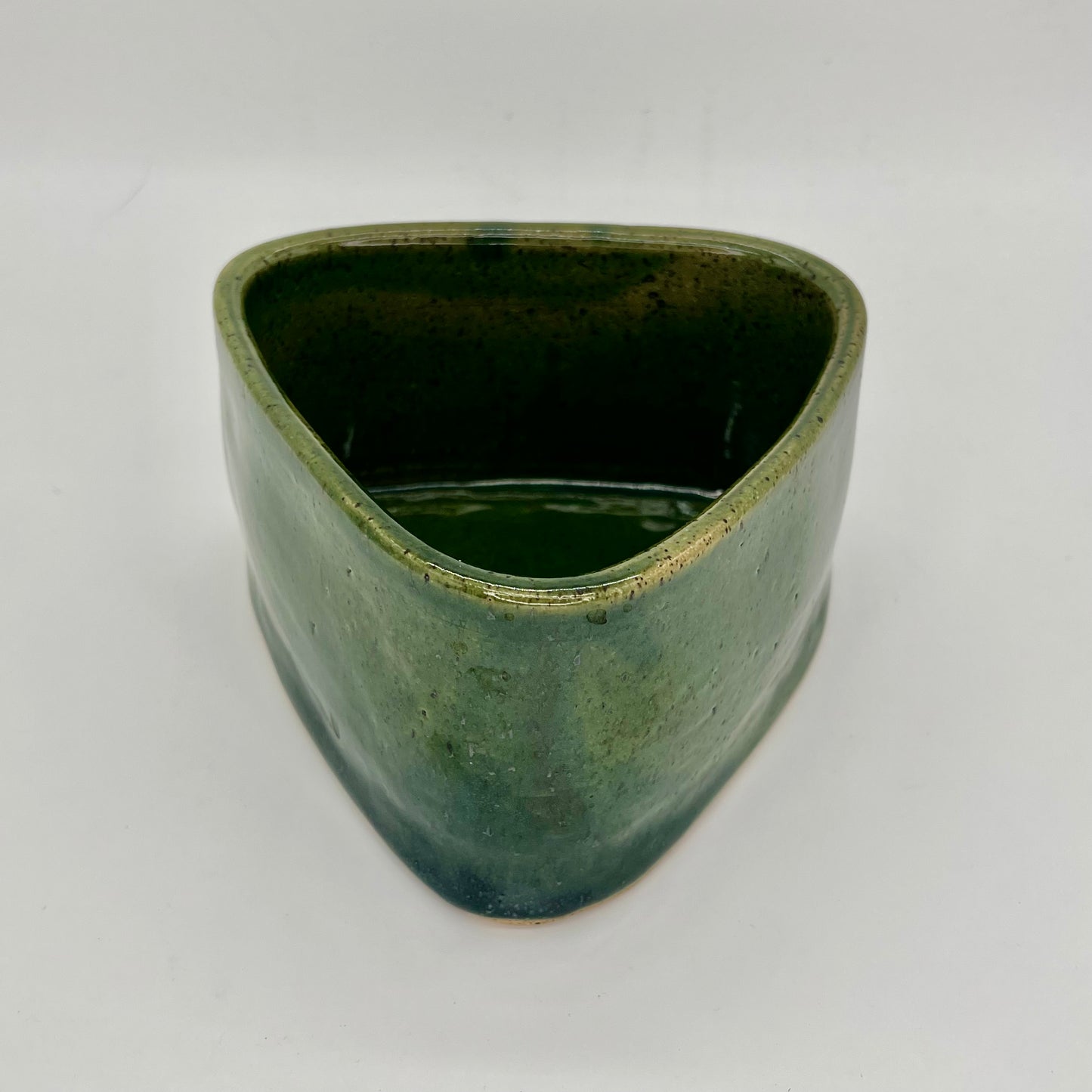 Green Triangular Planter
