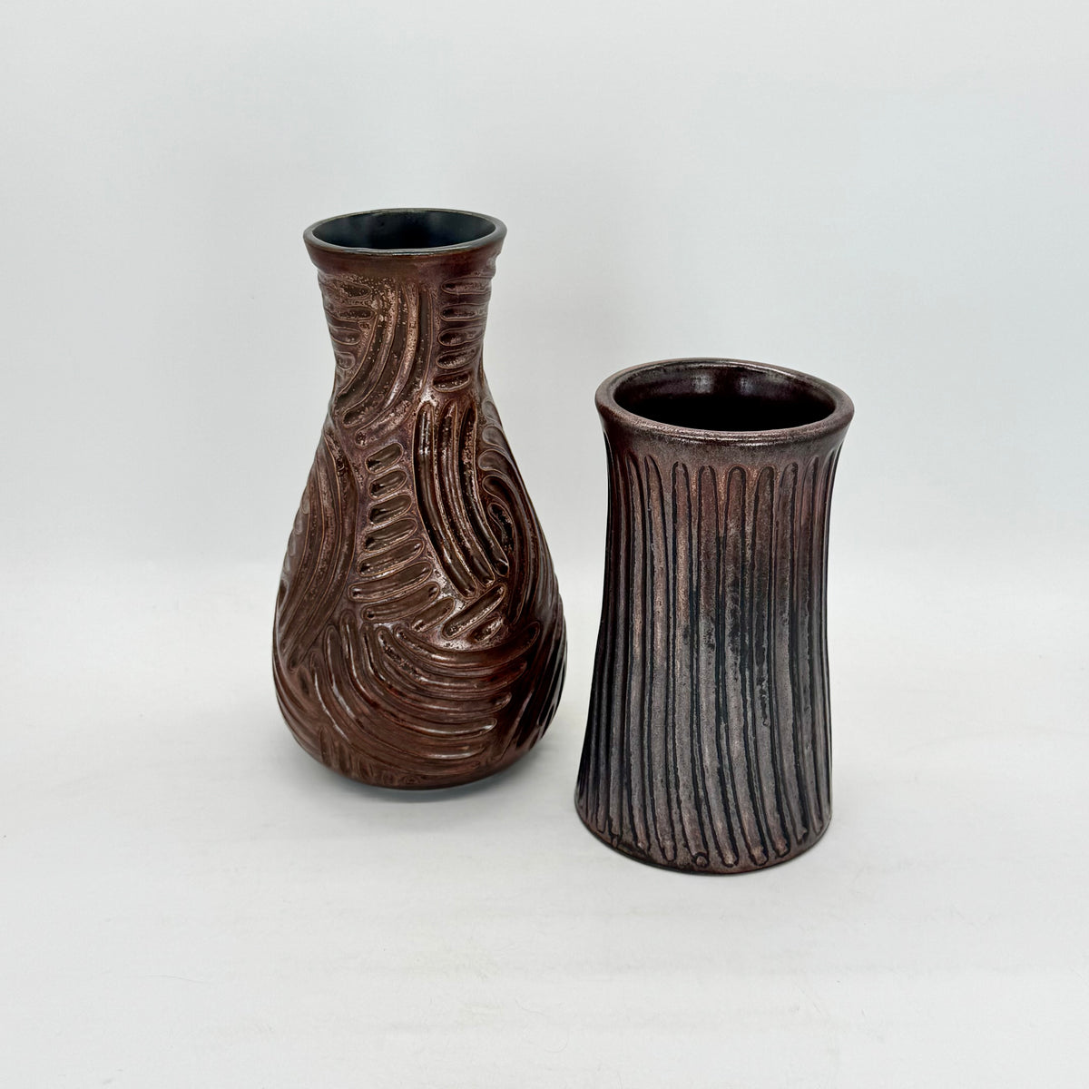 Carved, Cylindrical Vase