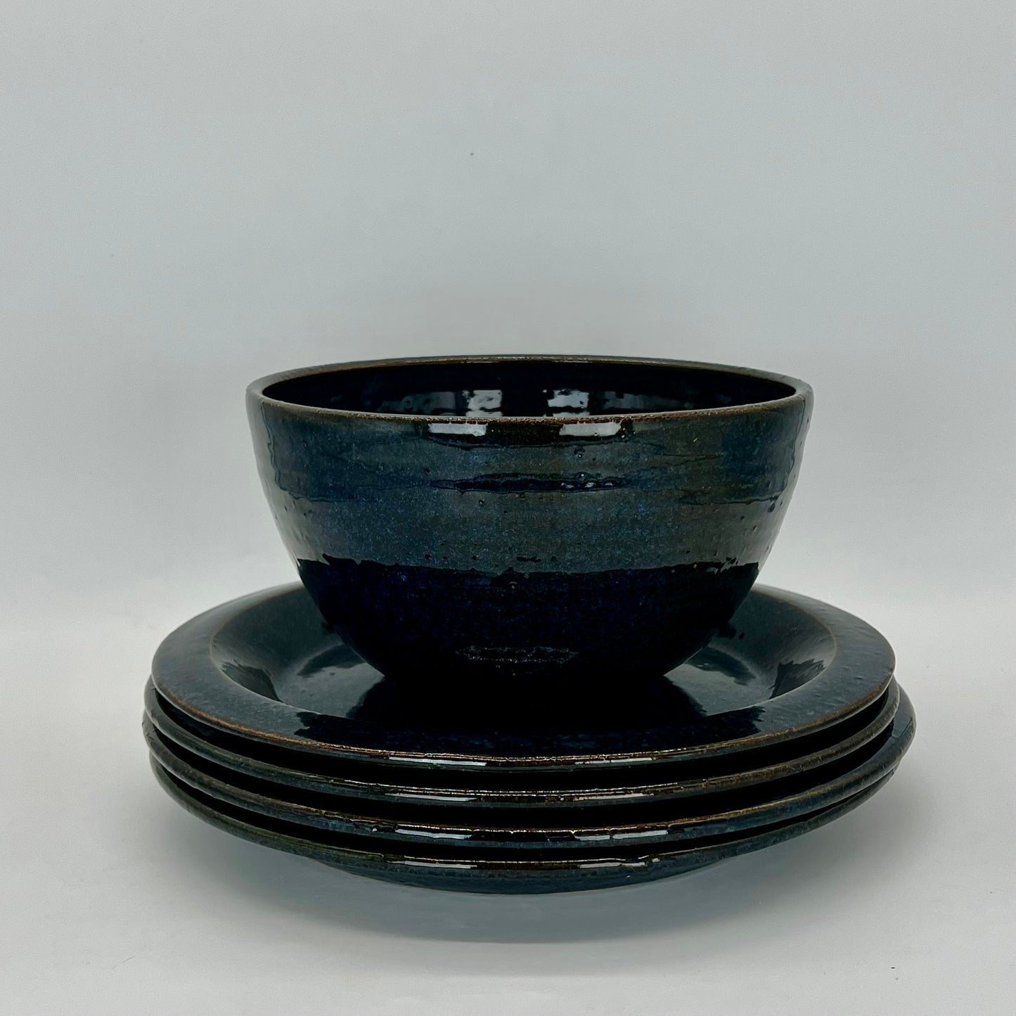 Set of Four Dinner Plates