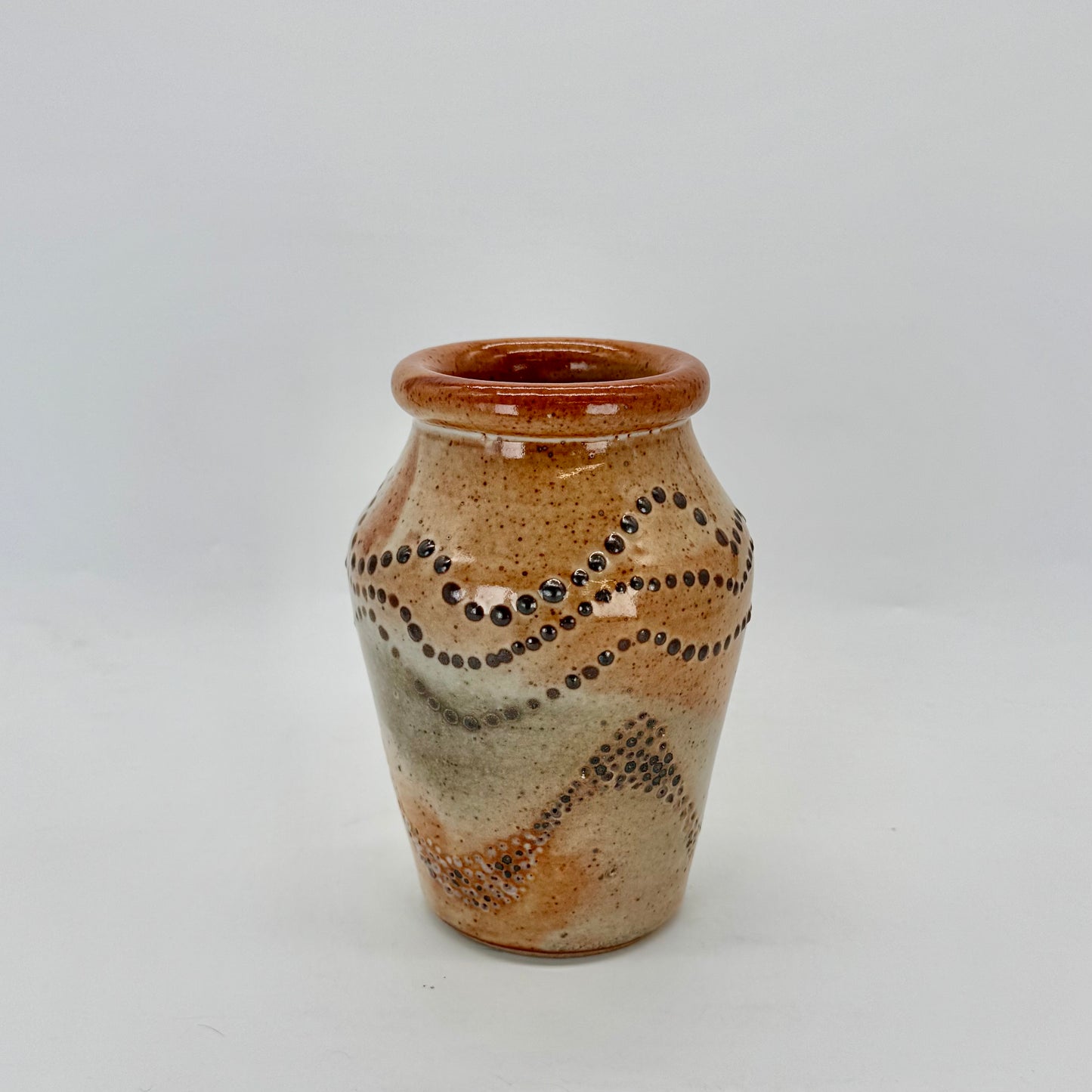 Shino Vase in Pearls