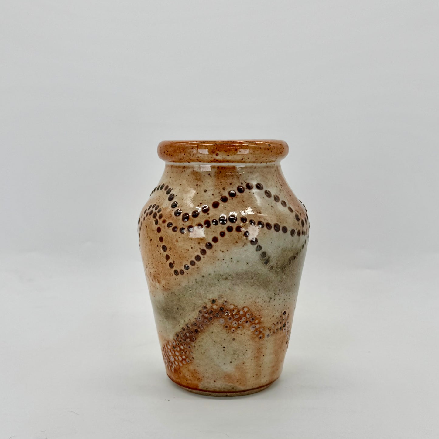 Shino Vase in Pearls
