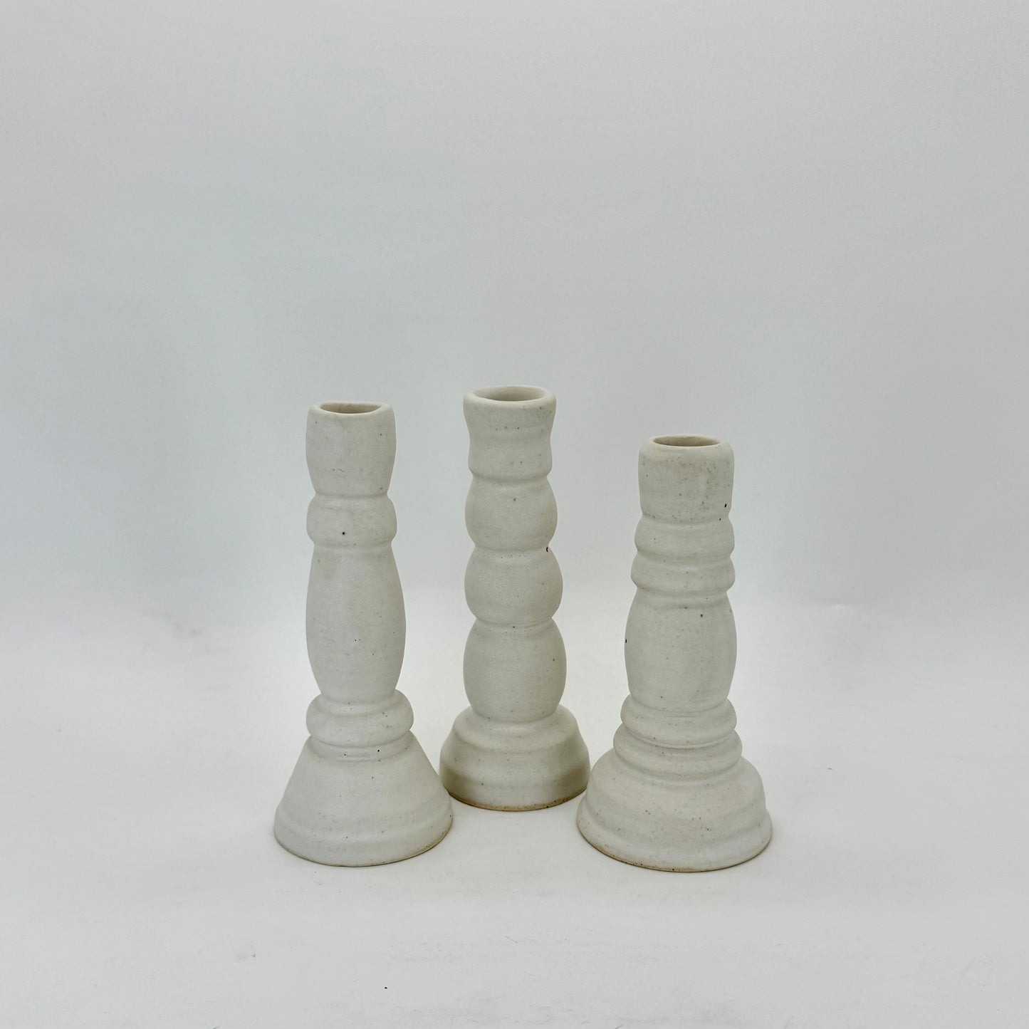 Set of Ceramic Candlesticks