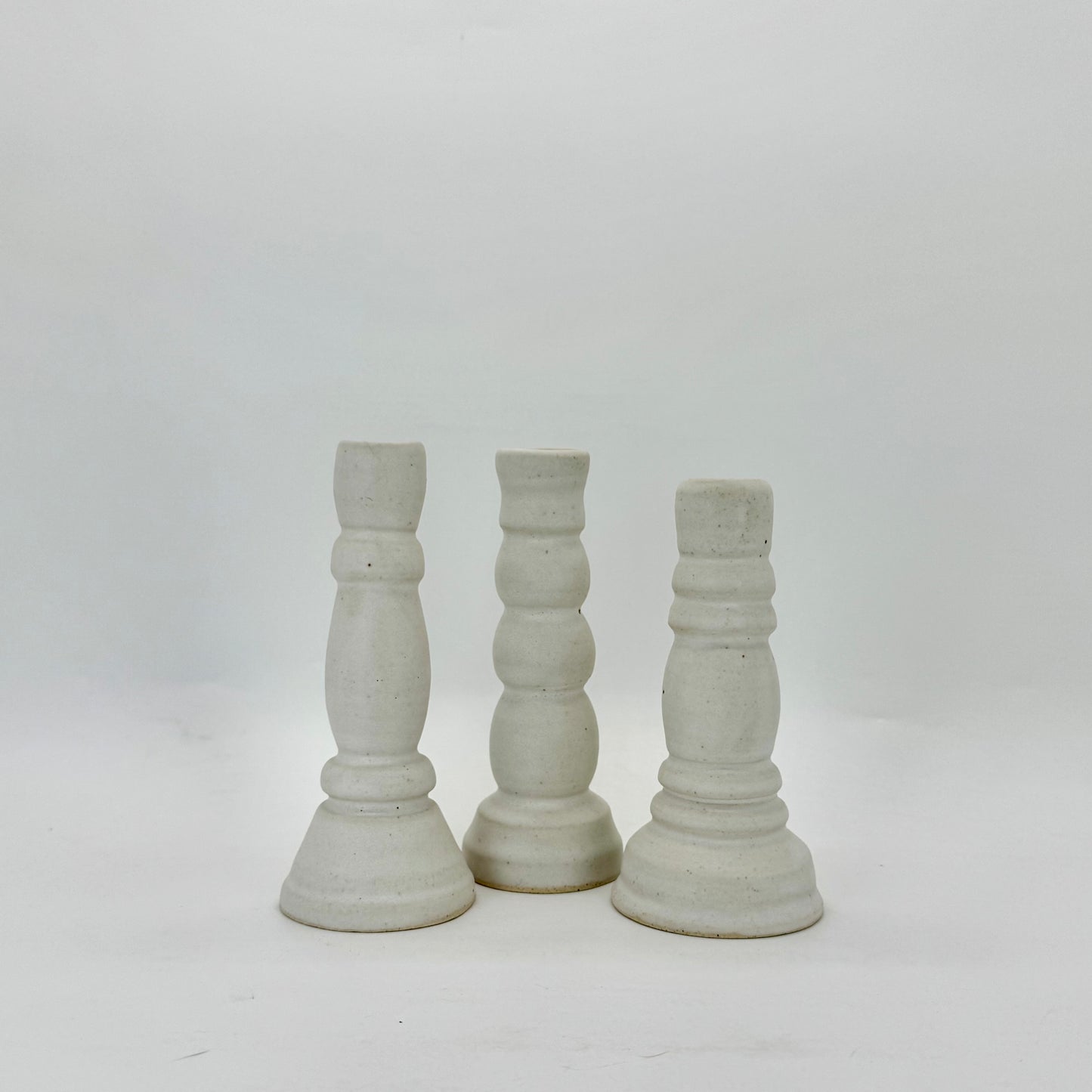 Set of Ceramic Candlesticks