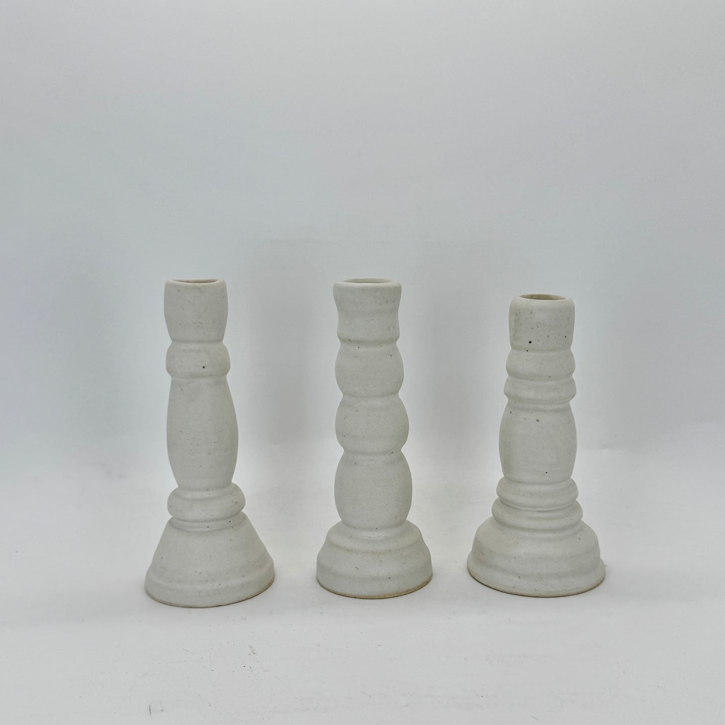 Set of Ceramic Candlesticks