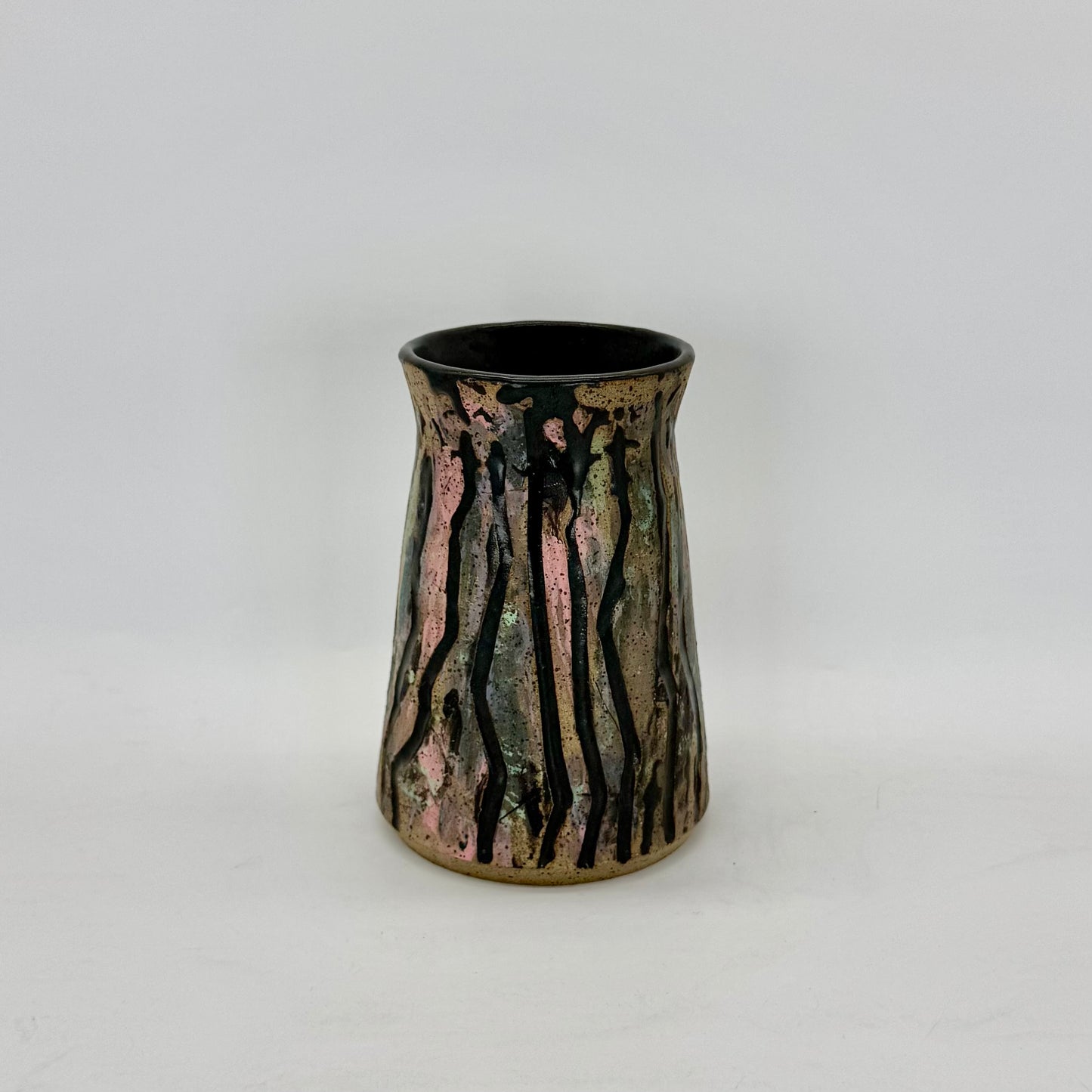 Colorful and Carved Vase