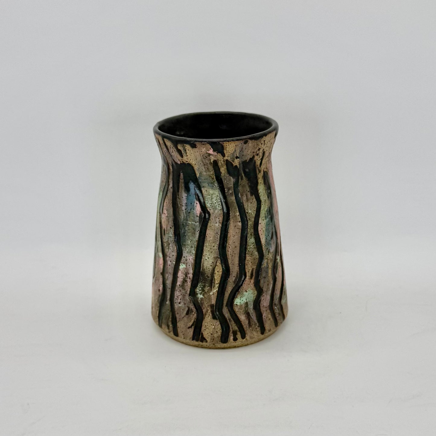 Colorful and Carved Vase