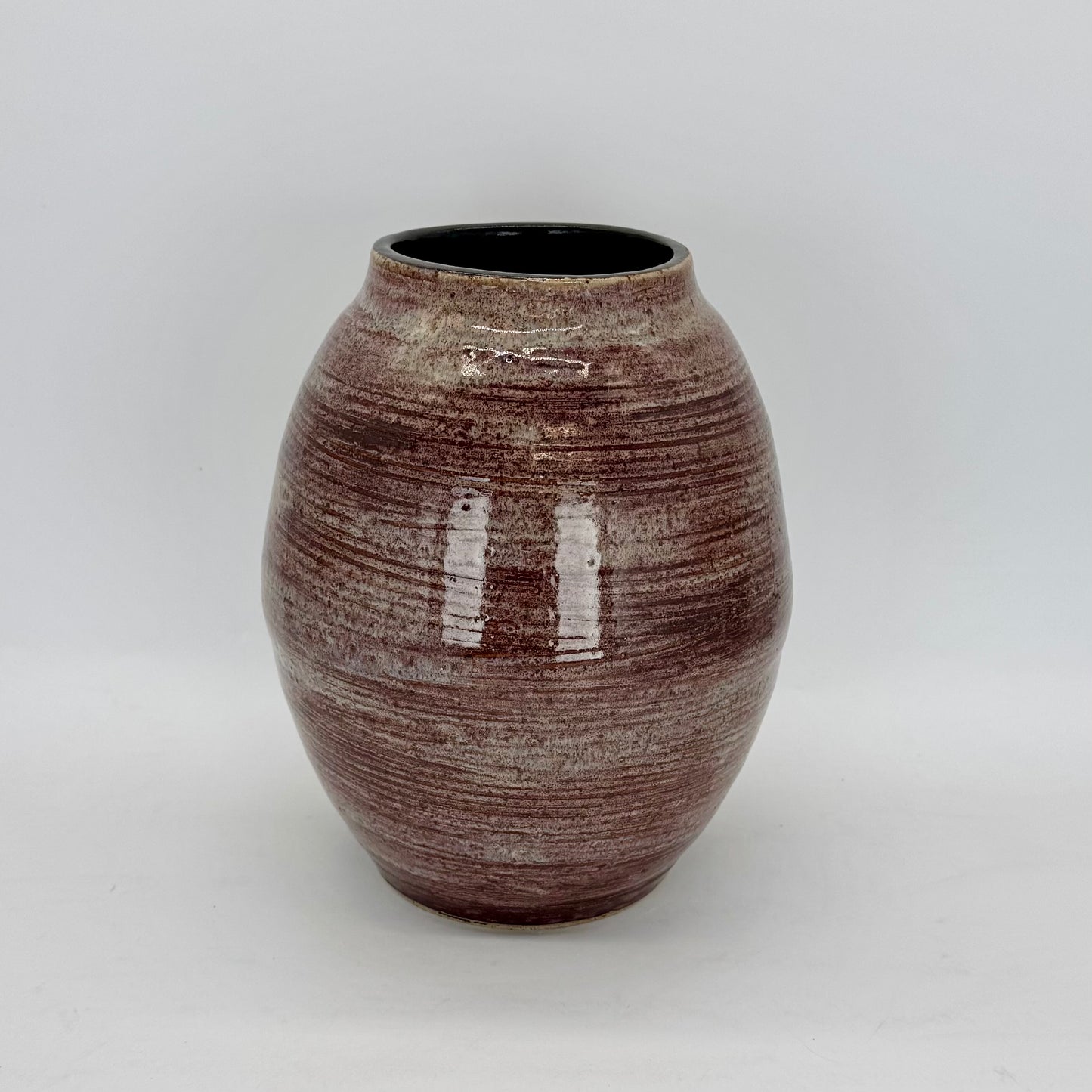 Speckled Plum and Sea Salt Vase
