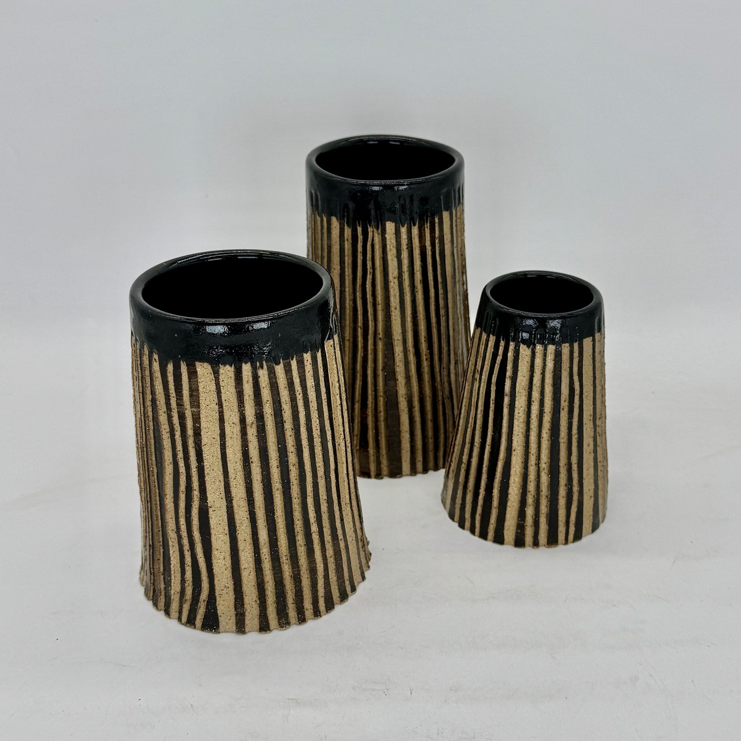 Set (3) of Birch Trunk Vases