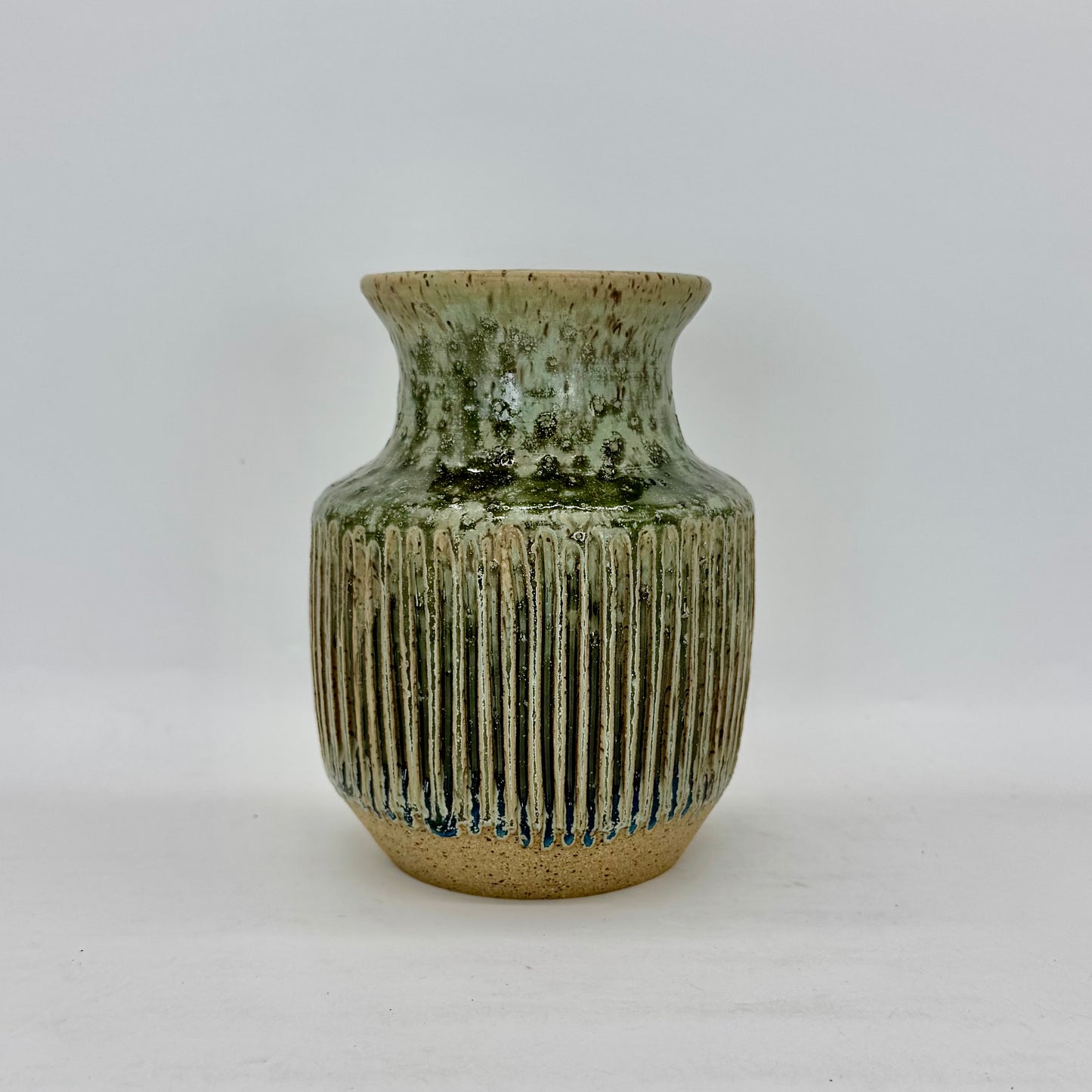 Art Deco Fluted Vase