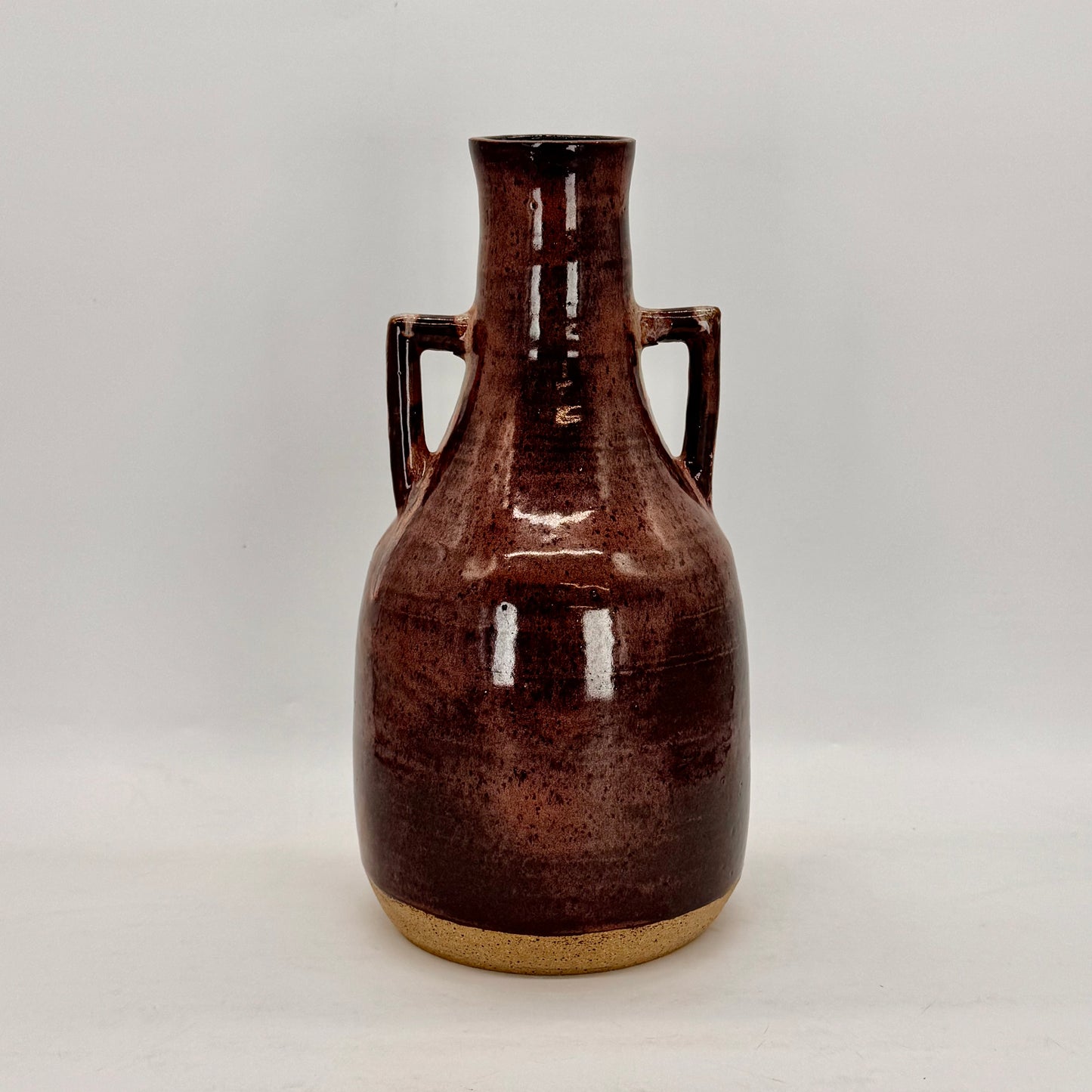 Decorative Bottle in Speckled Plum