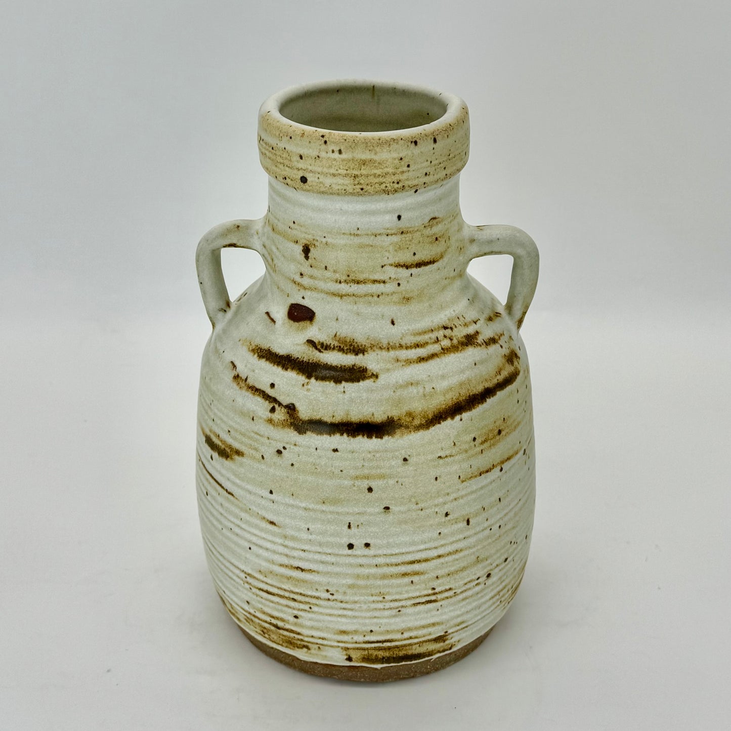 Iron Oxide Vase with Handles