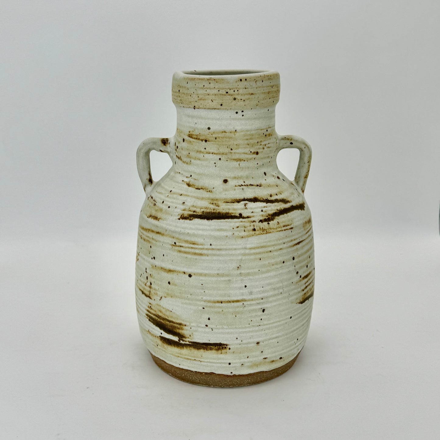 Iron Oxide Vase with Handles
