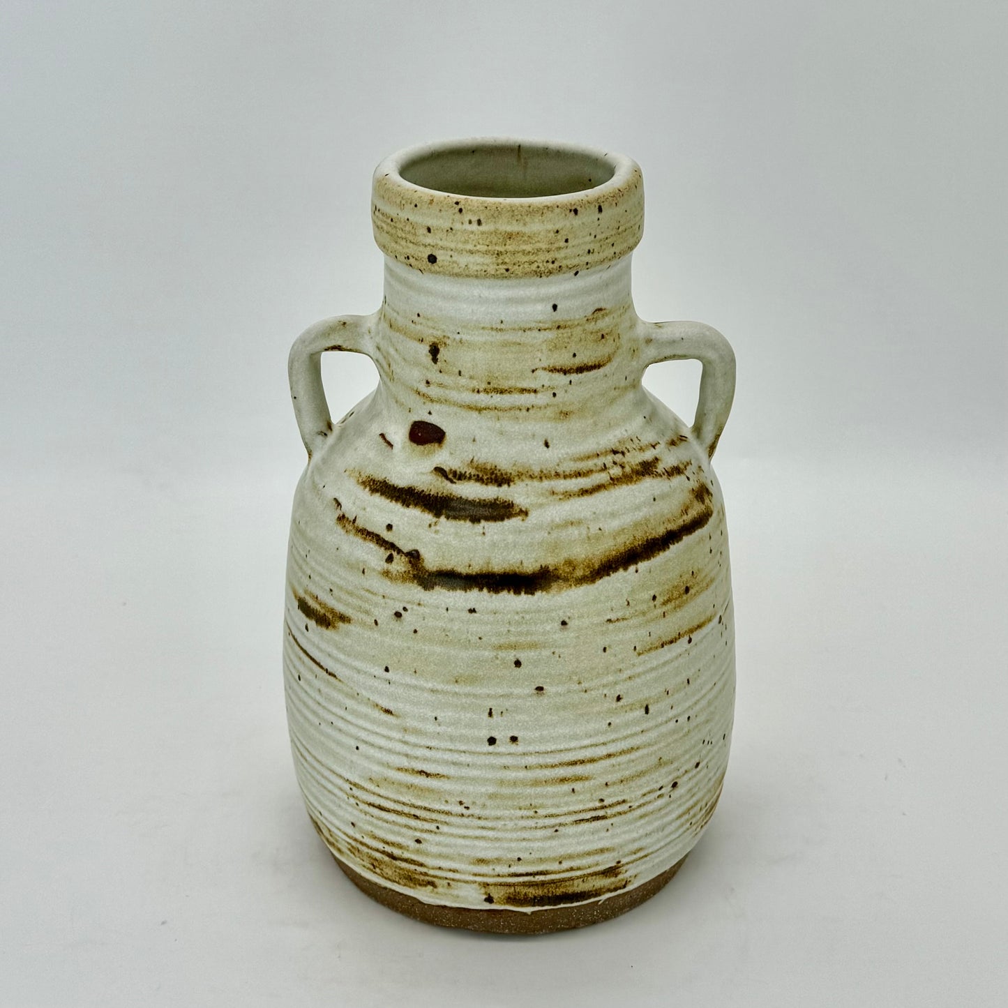 Iron Oxide Vase with Handles