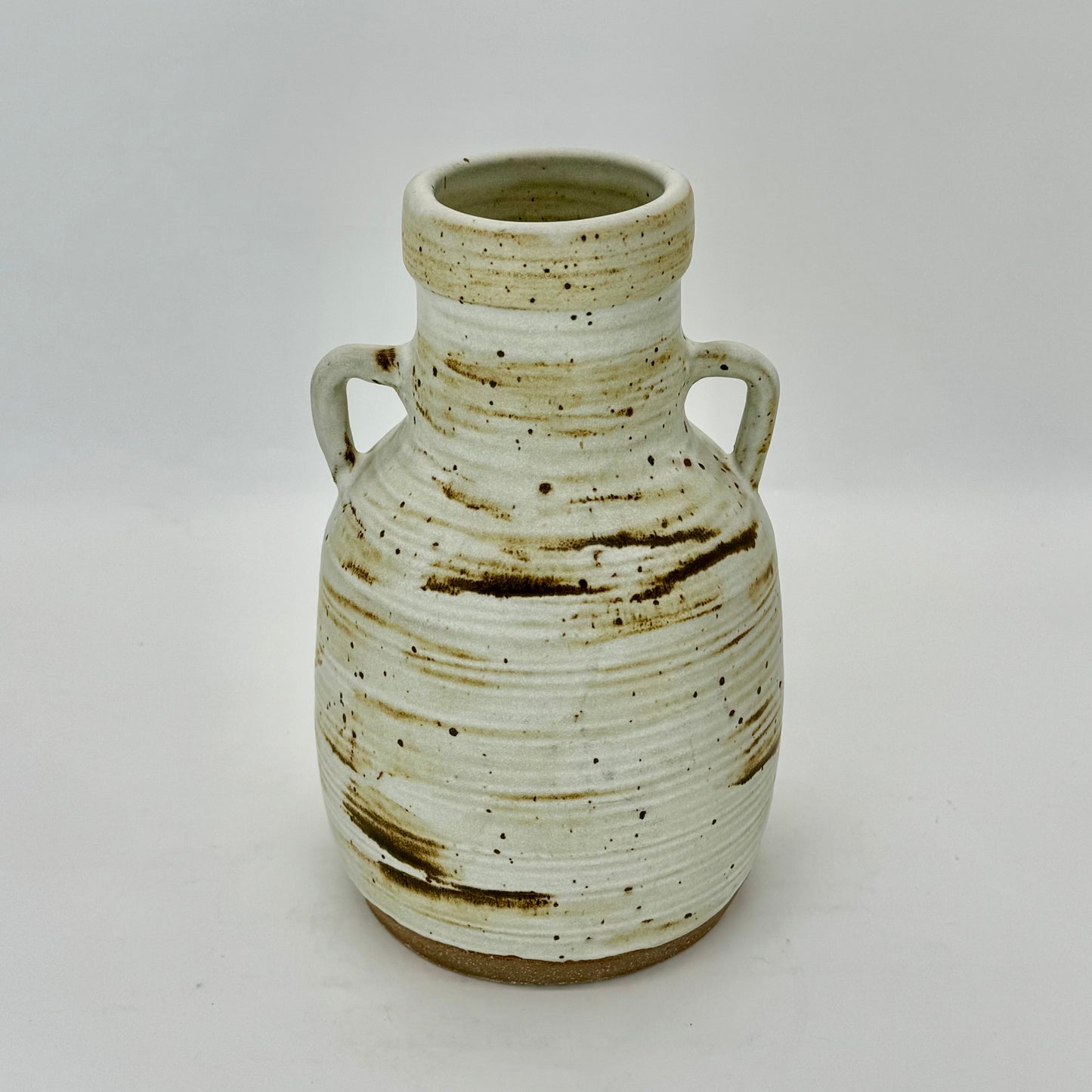 Iron Oxide Vase with Handles