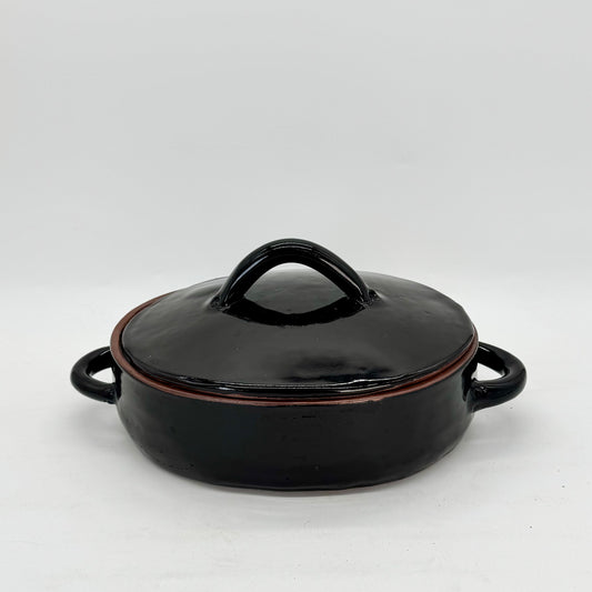 Black Terra Cotta Serving Dish