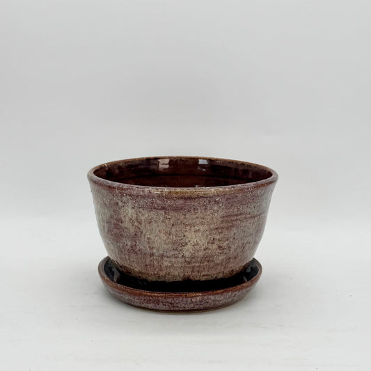 Speckled Plum and Sea Salt Planter