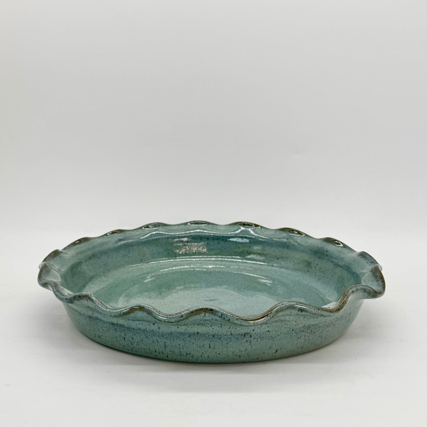 Large Scalloped Serving Plate