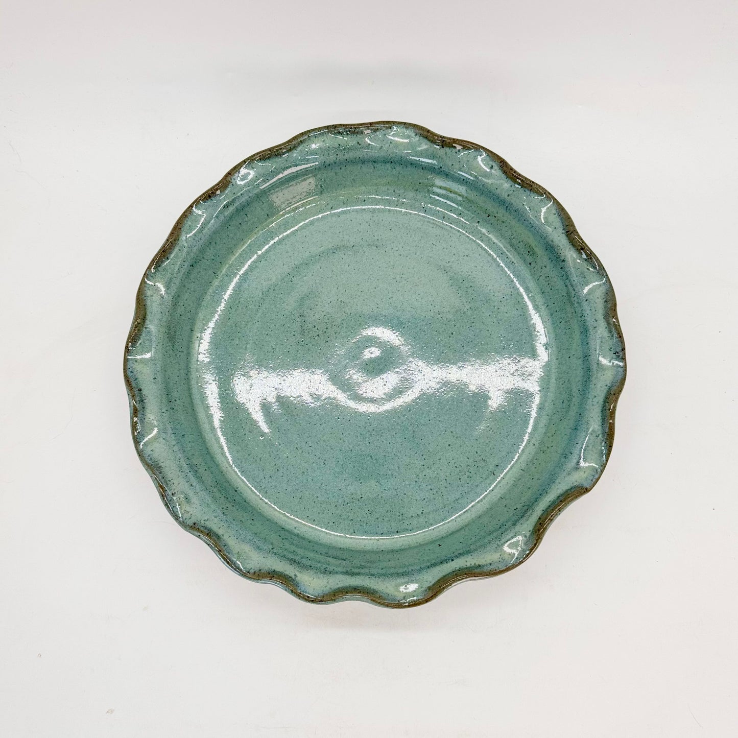 Large Scalloped Serving Plate