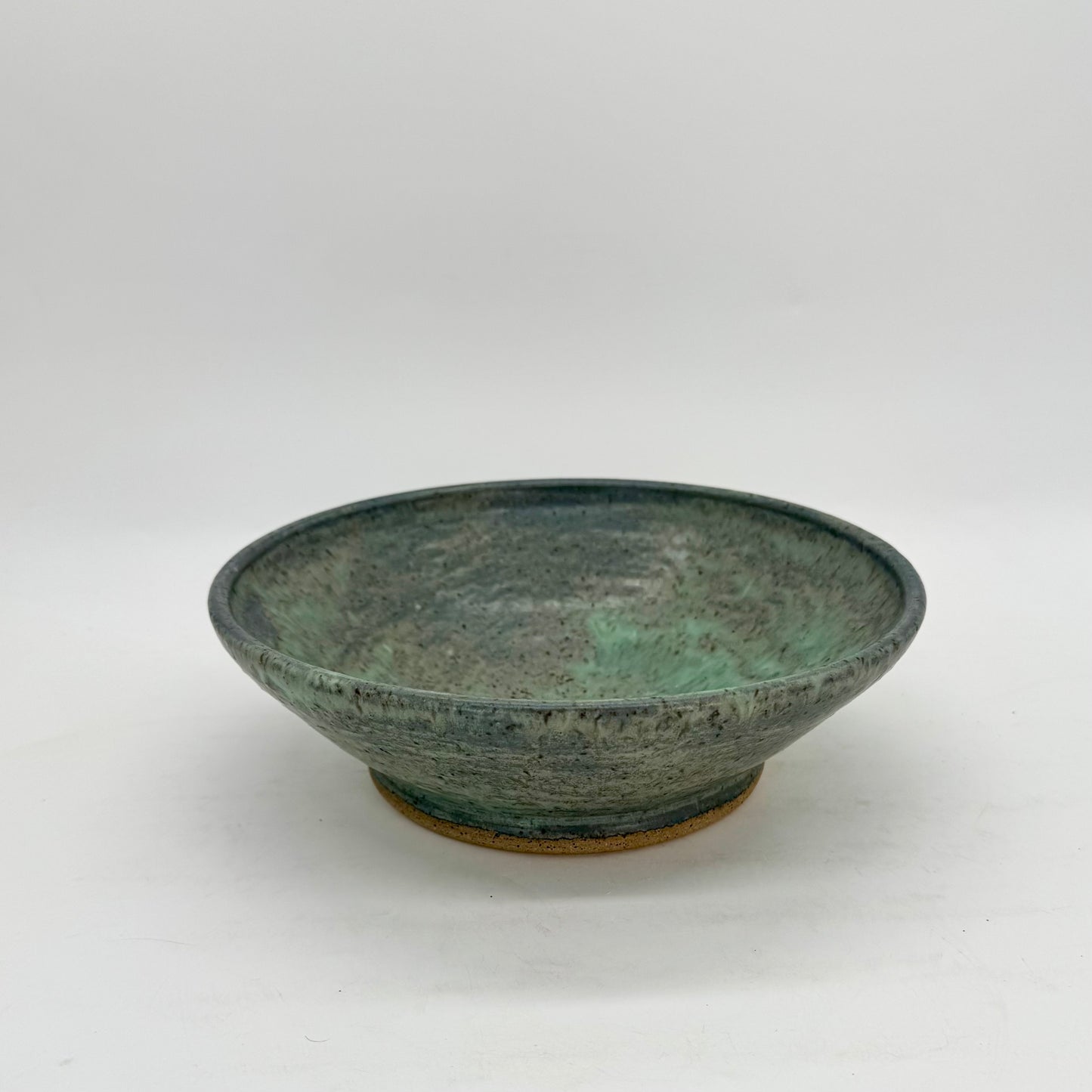 Shallow Serving Bowl in Stony Blue