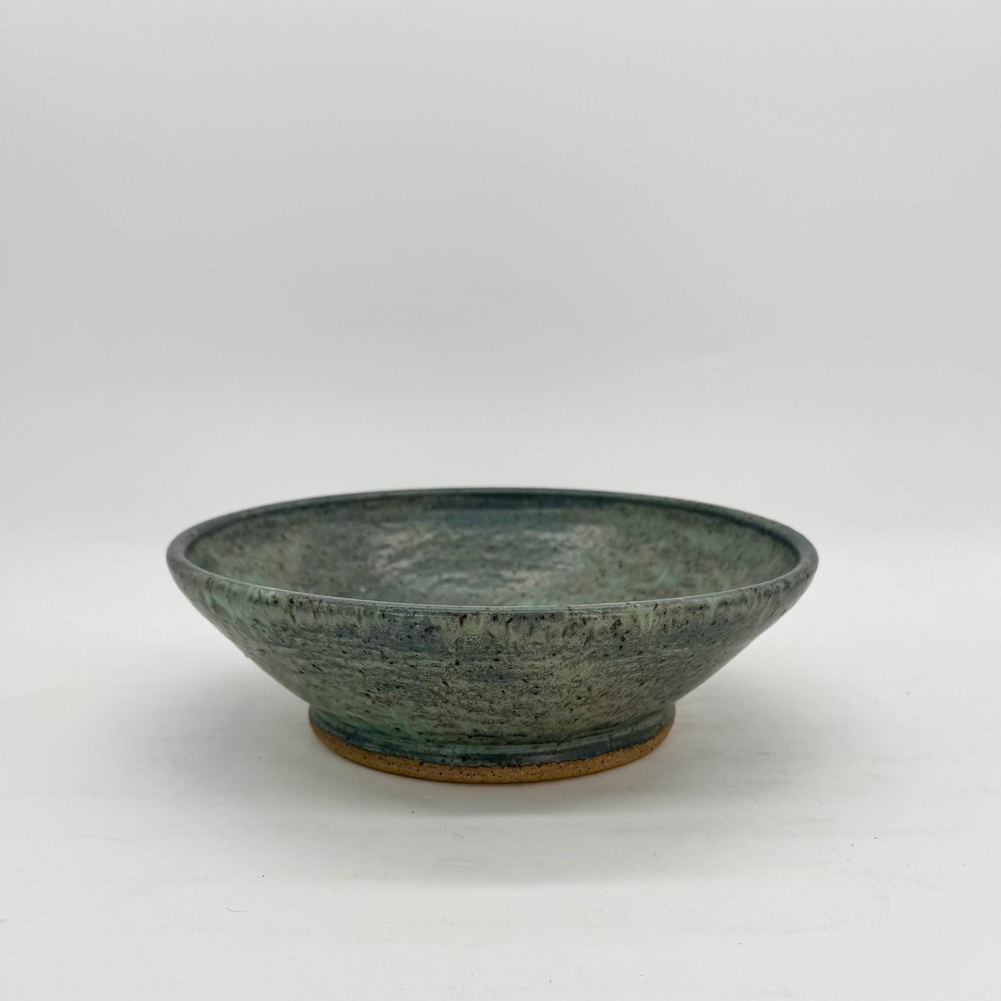 Shallow Serving Bowl in Stony Blue
