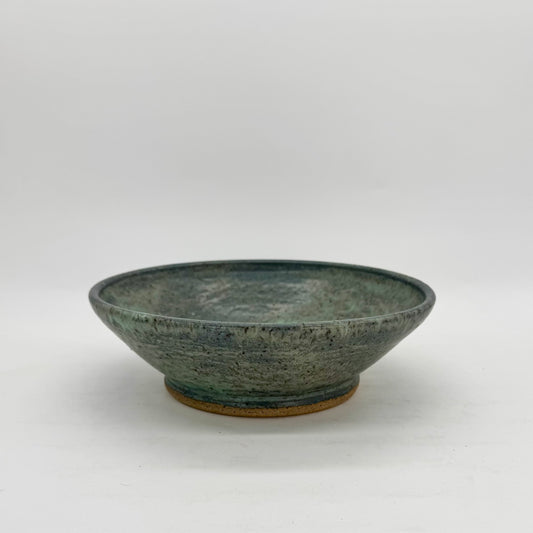 Shallow Serving Bowl in Stony Blue