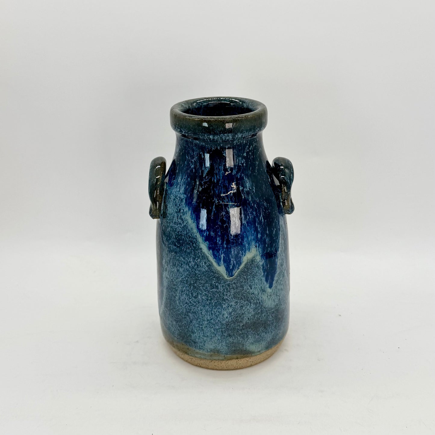 Blue Tide Handled Vessel