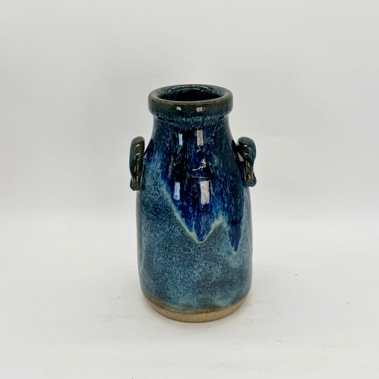 Blue Tide Handled Vessel