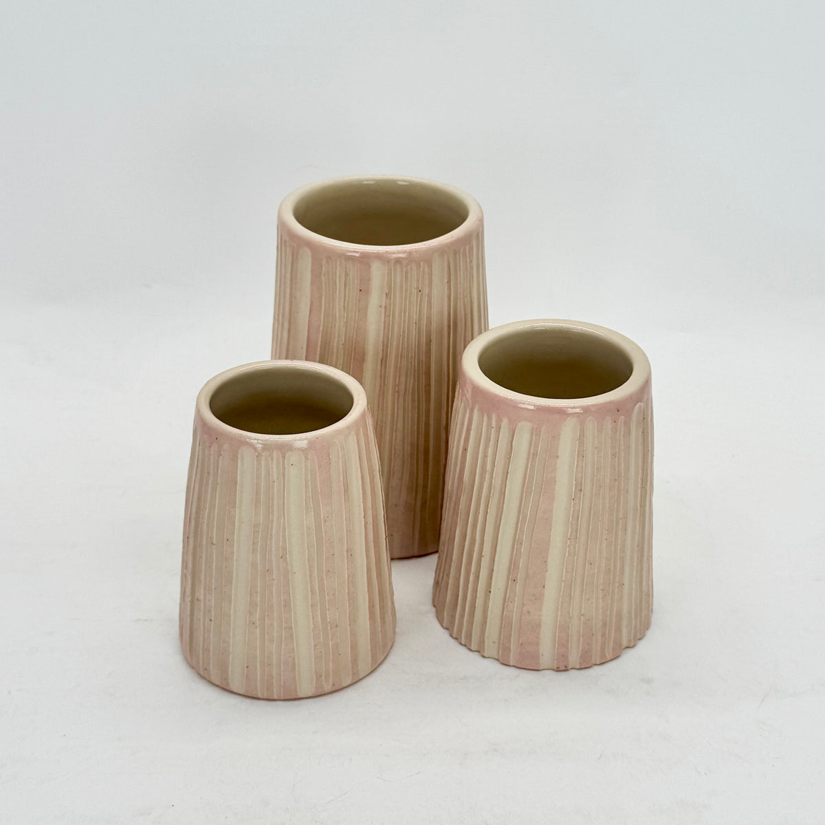 Set of 3 Pink Birch Trees