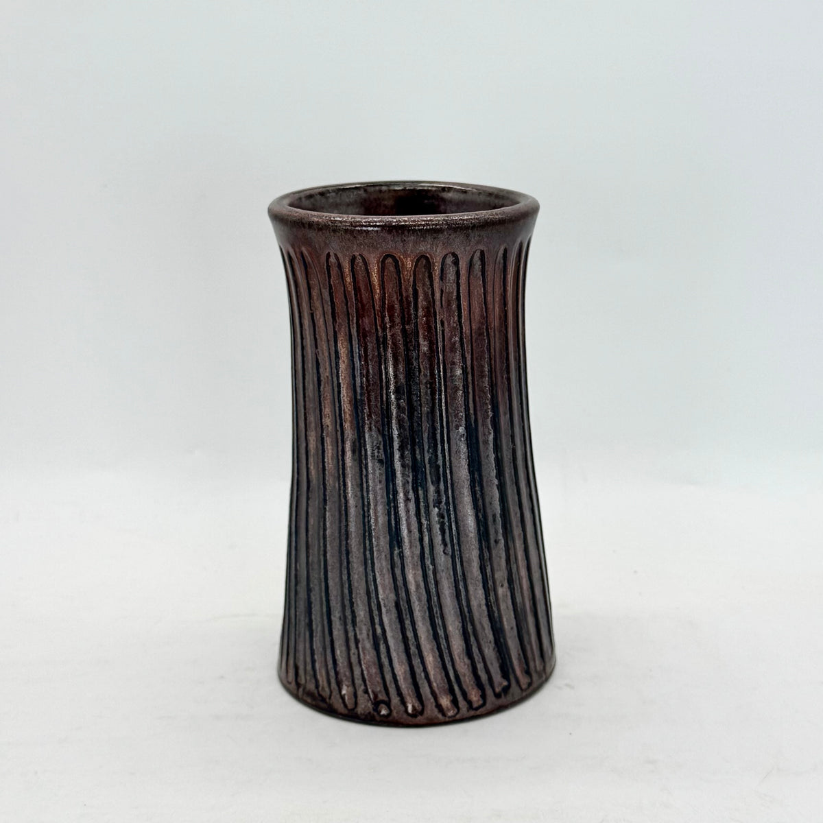 Carved, Cylindrical Vase