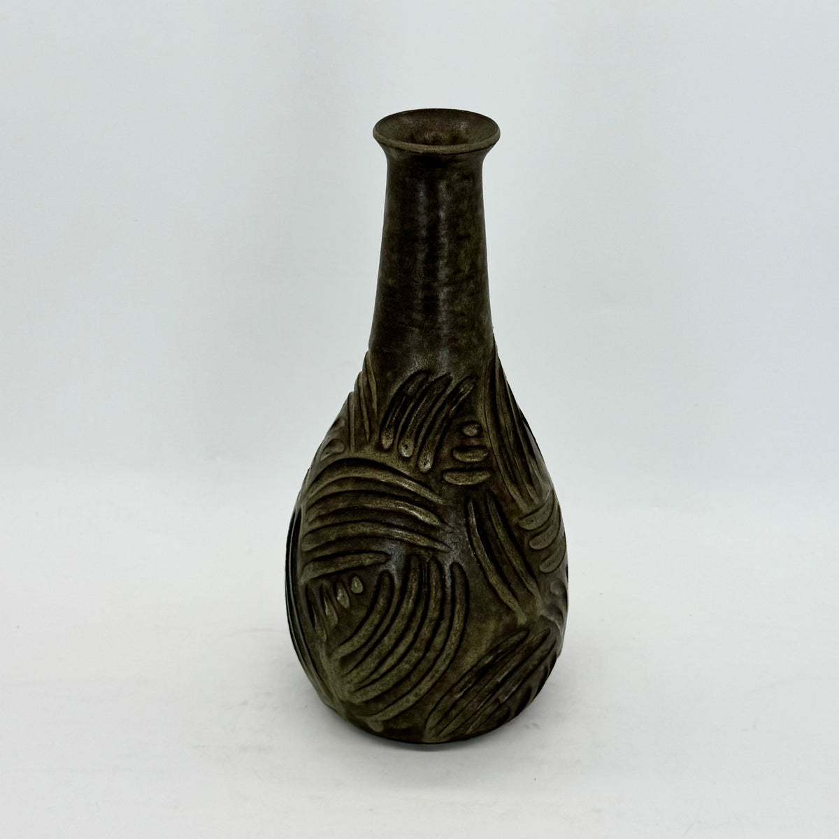 Stony Blue Aged Patina Vases