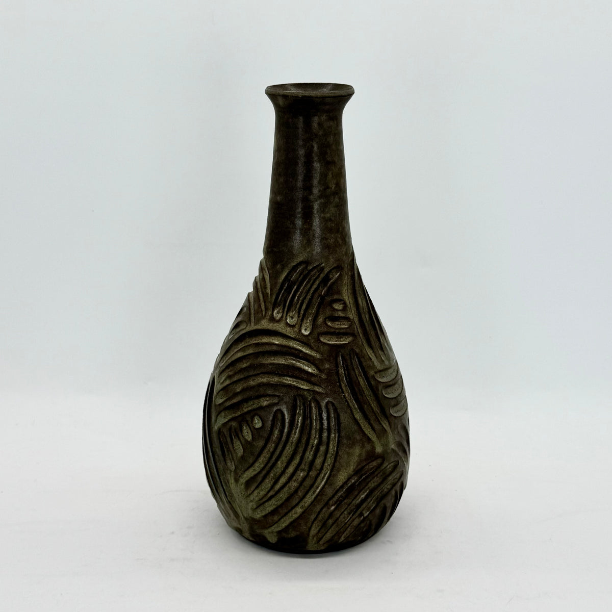 Stony Blue Aged Patina Vases