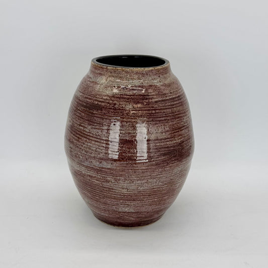 Speckled Plum and Sea Salt Vase