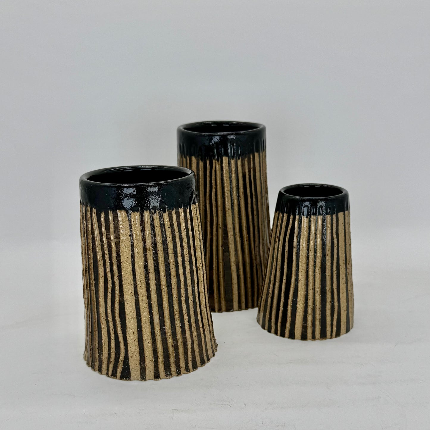 Set (3) of Birch Trunk Vases