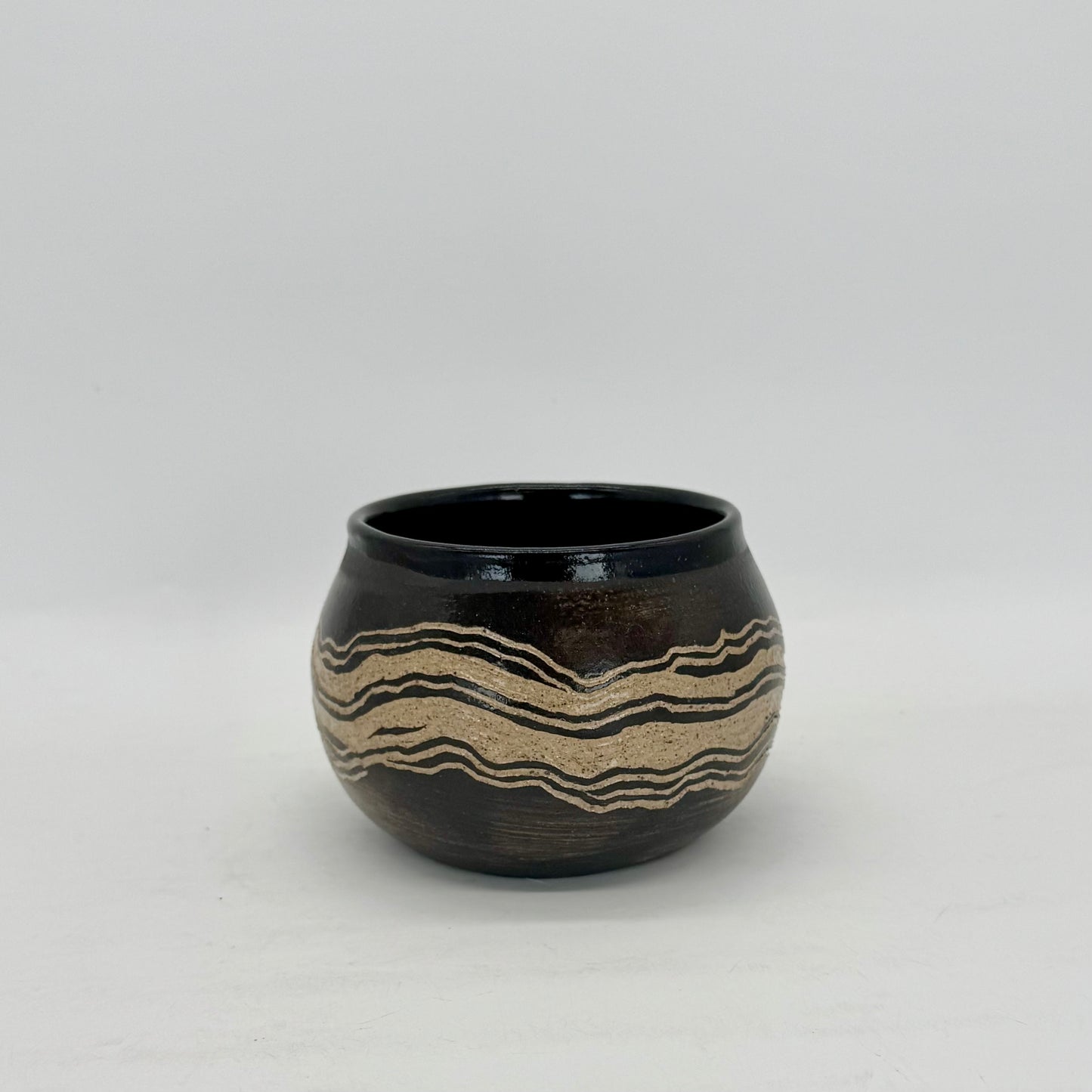 Carved Geo Pot