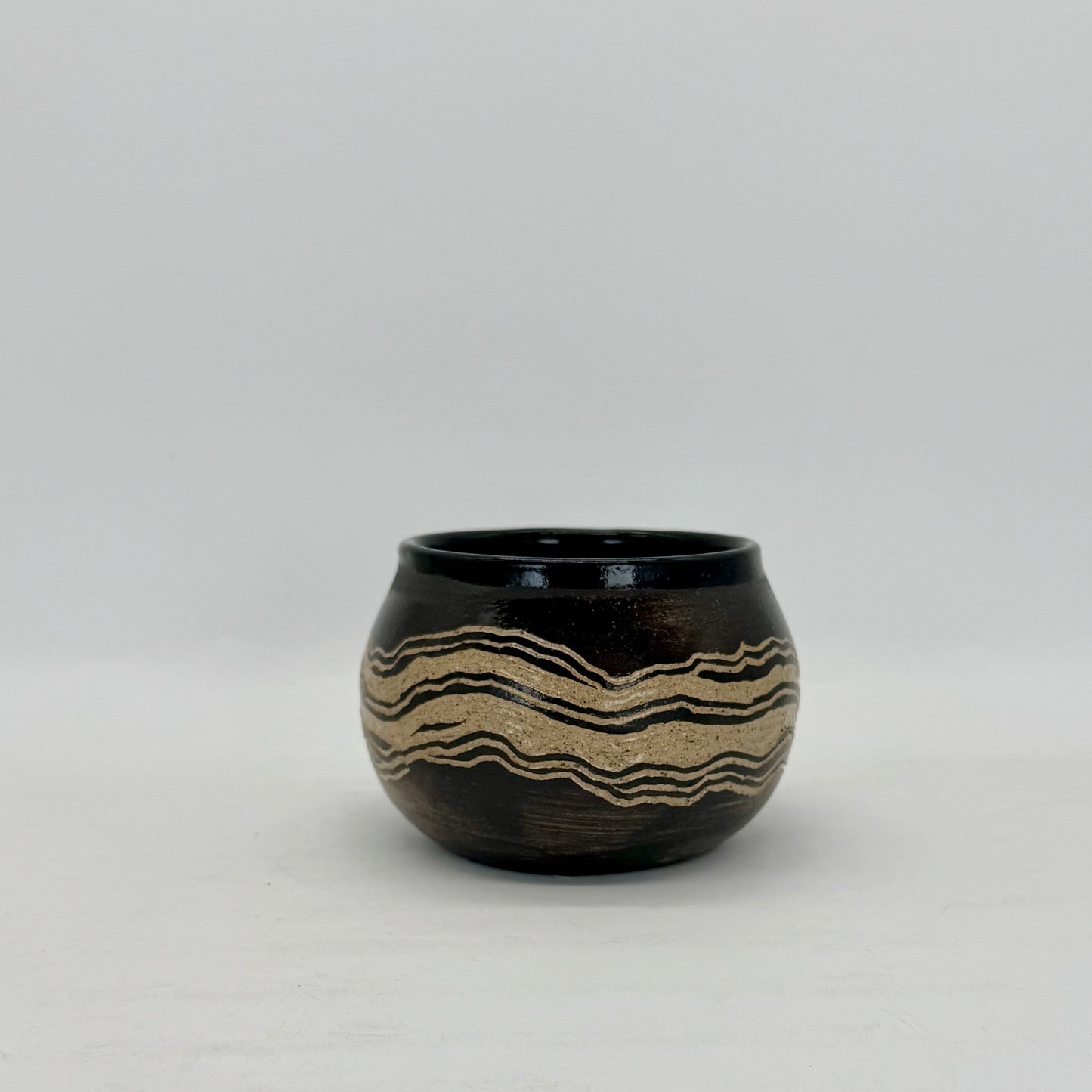 Carved Geo Pot