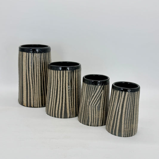 Set (4) of Birch Trunk Vases