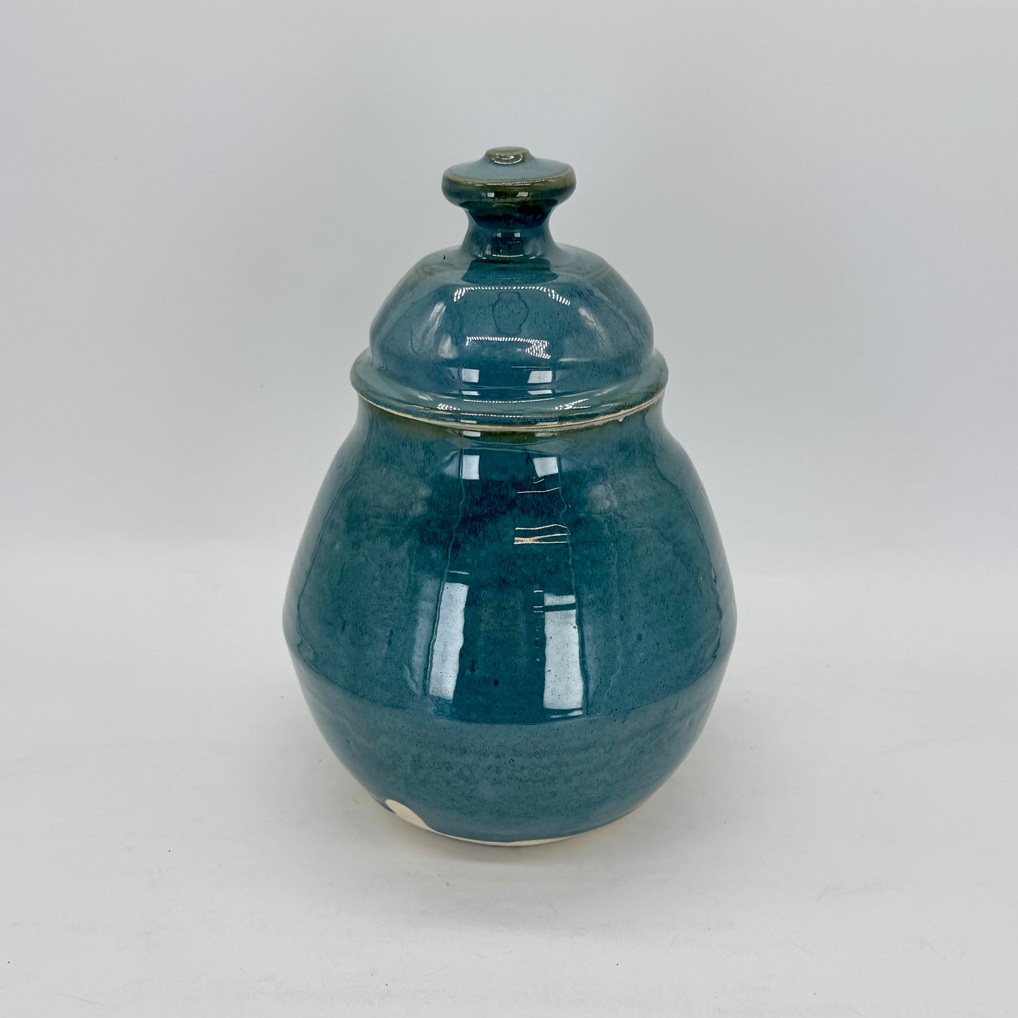 Dreamy Blue-Green Cookie Jar