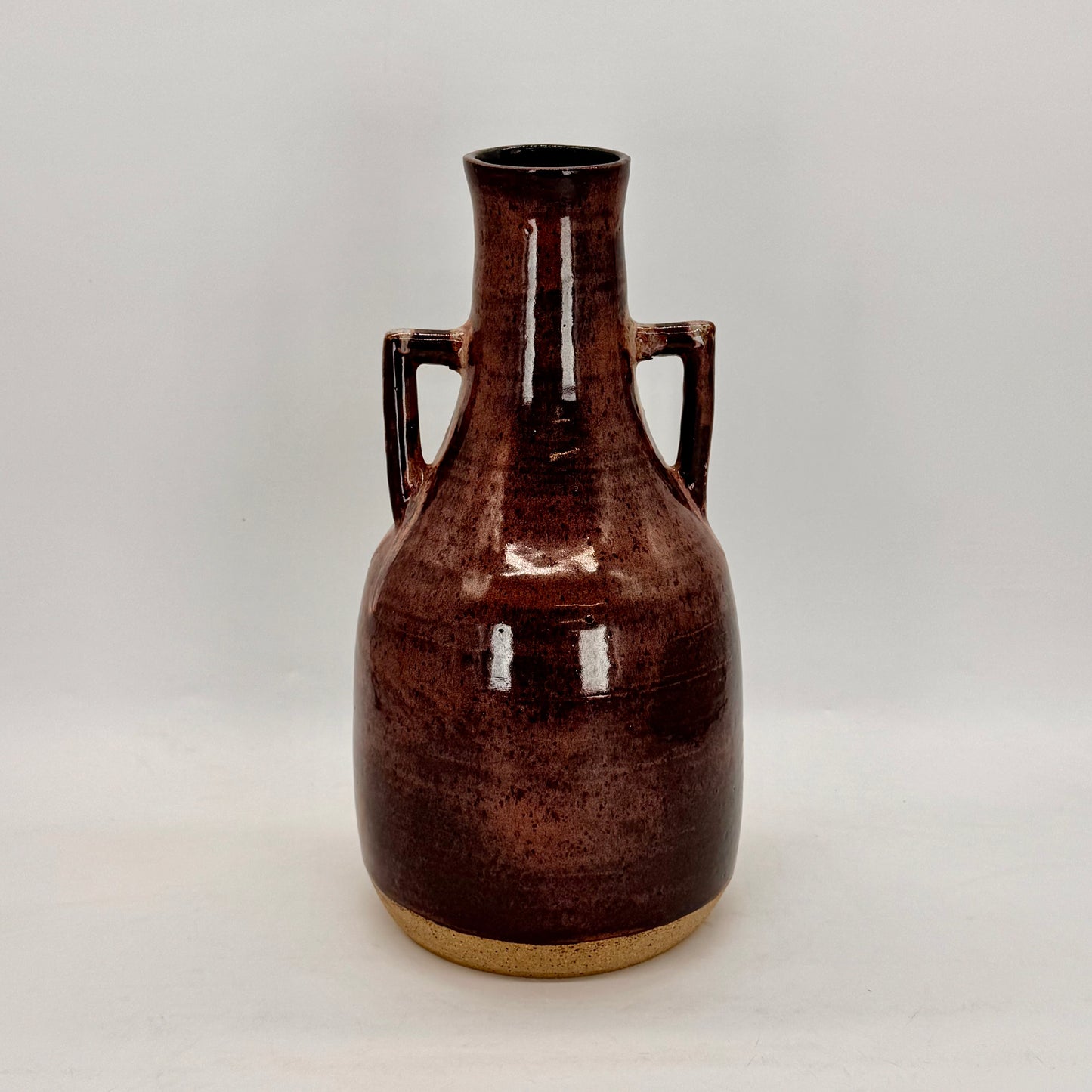Decorative Bottle in Speckled Plum