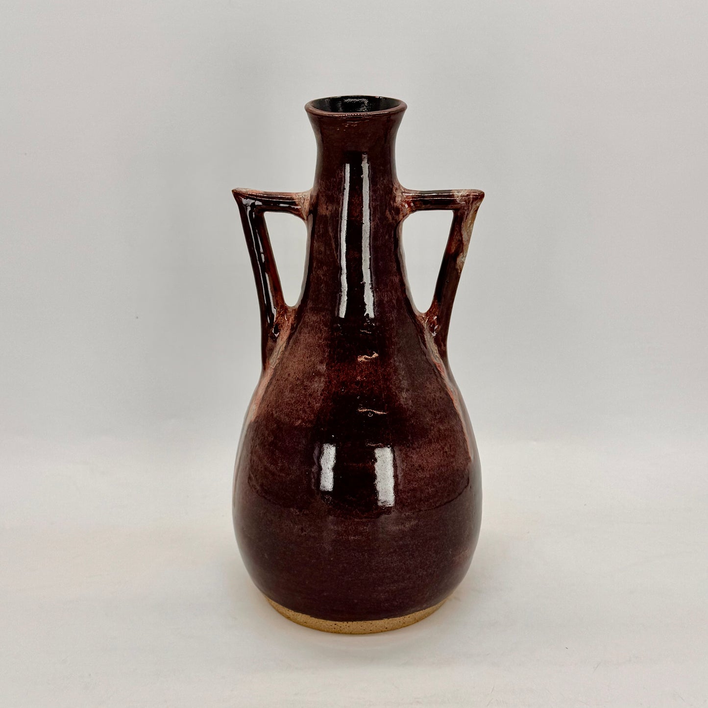 Decorative Bottle in Speckled Plum