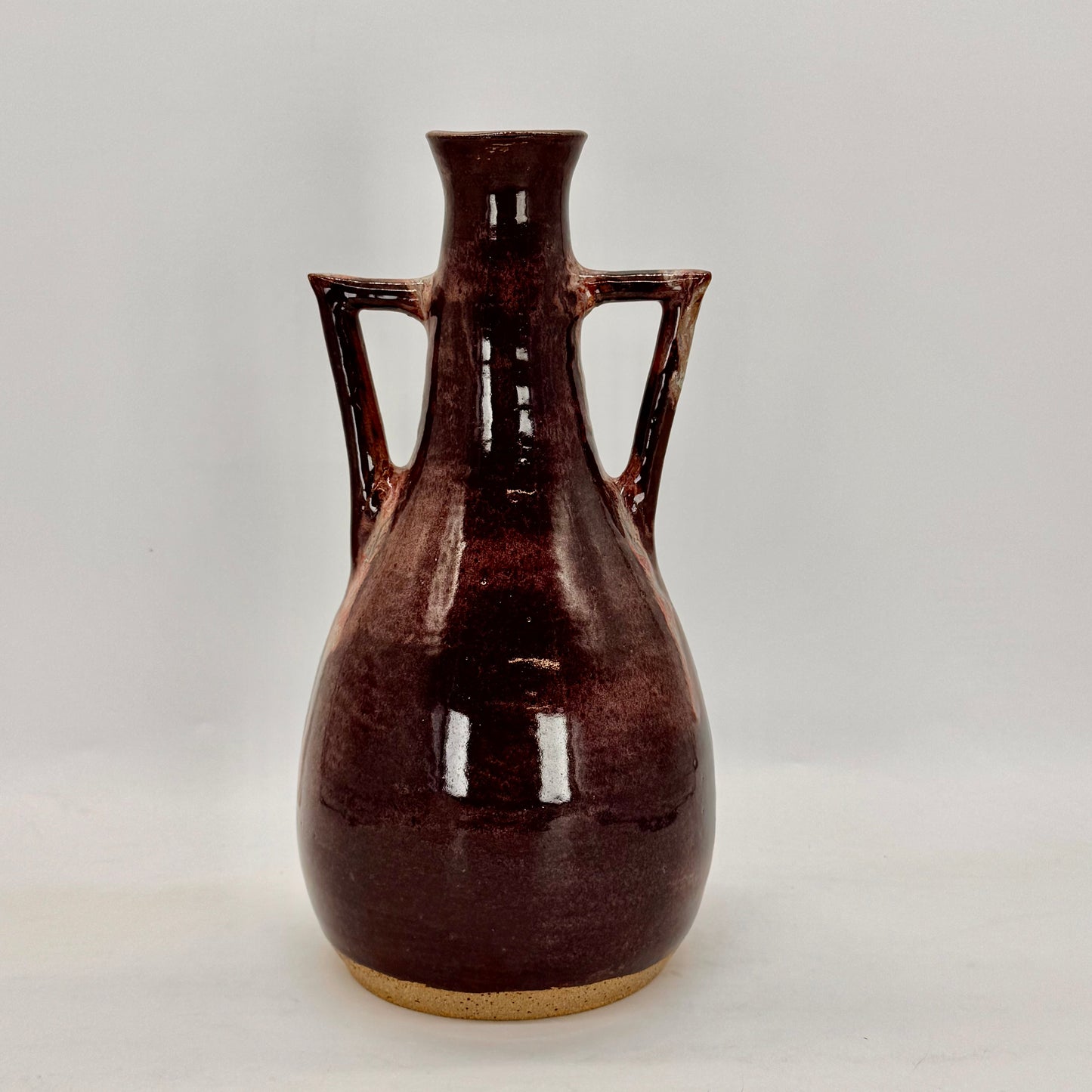 Decorative Bottle in Speckled Plum